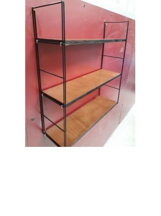 etagere tomado 1960 a 3 etages vernis et tranche noir tres s