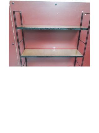 etagere tomado 1960 a 3 etages vernis et tranche noir tres s