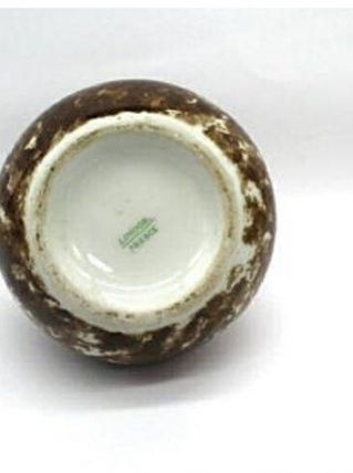 vase boule emaillee en porcelaine de Limoges