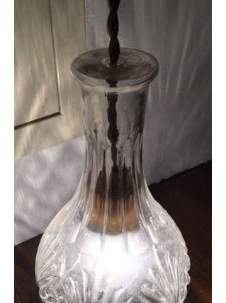 2 suspensions  ART DÉCO style “gouttes d’eau" verre  moulé