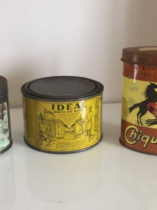 Lot Boites anciennes en Métal