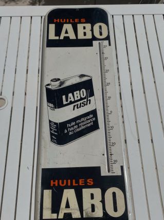 Plaque Thermomètre huile LABO