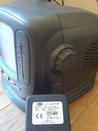 Mini Télé/Radio N&amp;B vintage 90'sqz