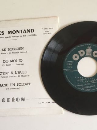 Yves Montand - Vinyle 45 t