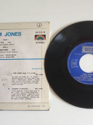 Tom Jones - Vinyle 45 t
