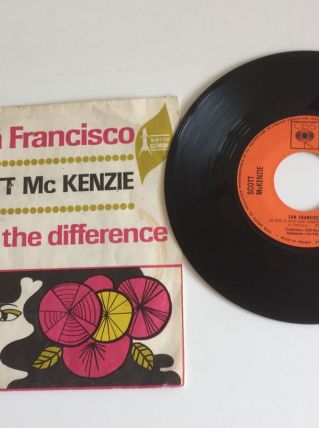 Scott Mc Kenzie "San Francisco" - Vinyle 45 t