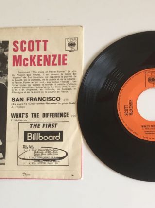 Scott Mc Kenzie "San Francisco" - Vinyle 45 t