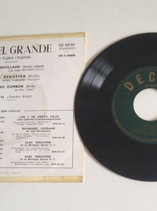 Luiz El Grande y su typica orquestra - Vinyle 45  t