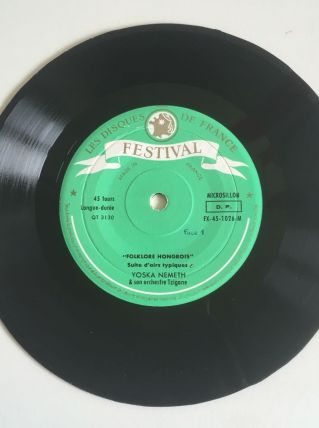 Folklores hongrois et roumain - Vinyle 45 t