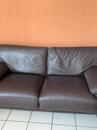 Canapé cuir vintage 