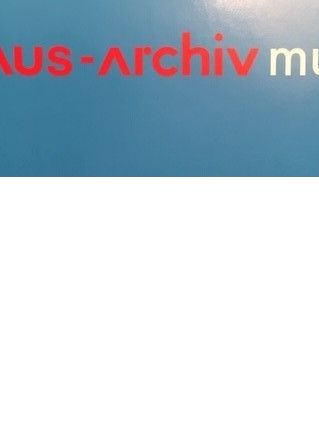 Affiche archives  BAUHAUS (1987) Design ott+stein 84cm x 6