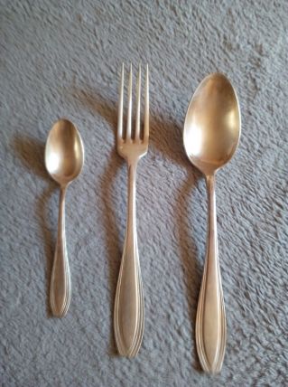 Couverts métal argenté