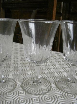 Lot de 3 verres à pied