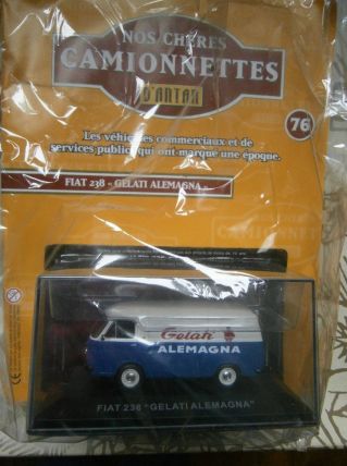 Miniature Fiat 238 "Gelati Alemagna" Nos chères camionnettes