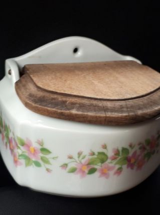 Boîte à  sel  porcelaine