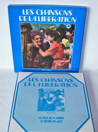 Coffret de 10 vinyles 33 T "Les chansons de la libération".