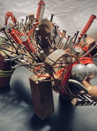 Sculpture art brut -recup