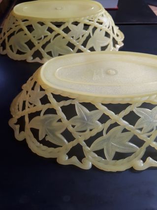 2 corbeilles à pain vintage 