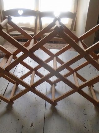 Porte bouteille pliable