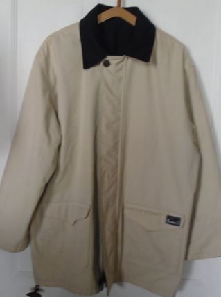 Parka toile et feutrine de laine