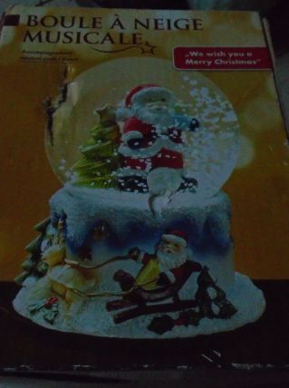 Boule de noël musicale