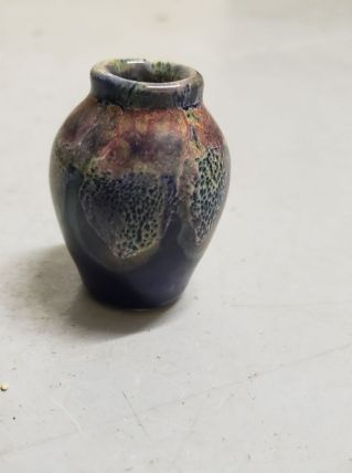 Mini vase bariolée