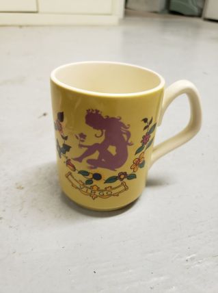 Tasse vintage virgo, signe astrologique vierge