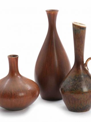 Carl-Harry Stålhane: Trois vases en grès