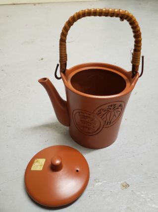 Petite théière marron