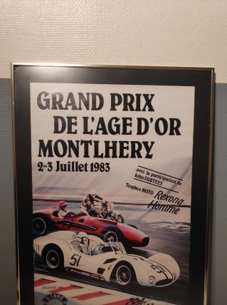 affiche "grand prix de l'âge d'or Montlhéry"