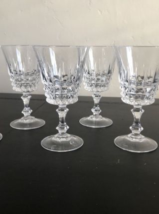 6 verres à pied