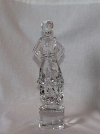 Statuette de femme en Cristal D'arques