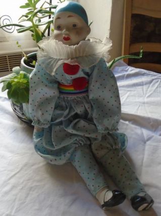 Pierrot en porcelaine