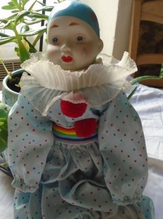 Pierrot en porcelaine