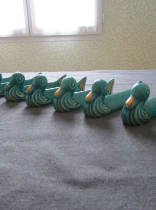 8 Porte couteaux Art Déco