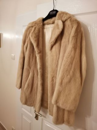 Veste Vison Pastel Pleine Peau 