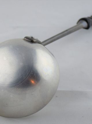 Louche aluminium manche plastique noir