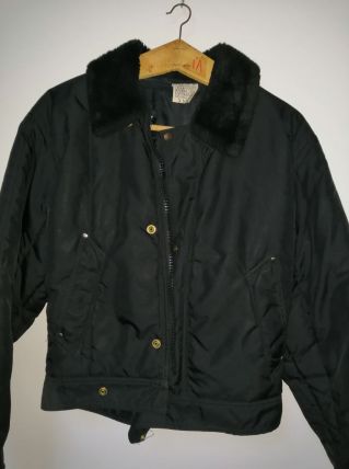 Blouson aviateur HOMECORE Noir vintage 90's