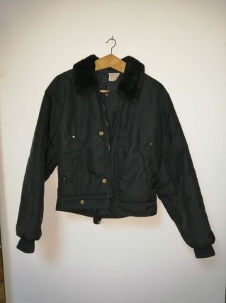 Blouson aviateur HOMECORE Noir vintage 90's