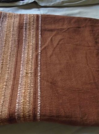 Plaid en coton tissé