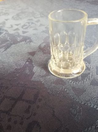 Ensemble de 6 verres apreo mignons, forme de verres à bière