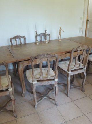 table + 6 chaises