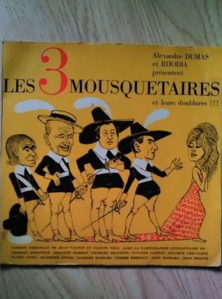 Vinyle "les 3 mousquetaires 45T