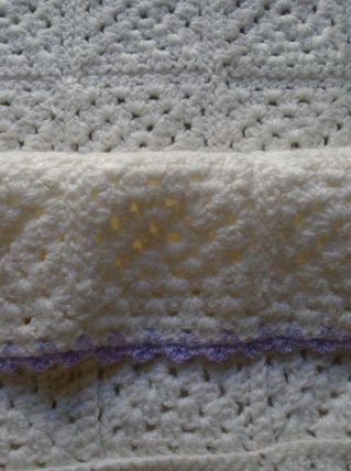 Plaid patchwork berceau