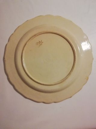 Assiette faience de Quimper, Yvon Roy, Malicorne