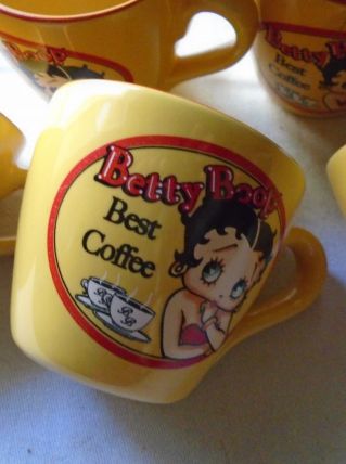 6 tasses Betty Boop
