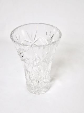 vase en cristal taillé