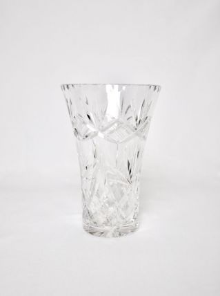 vase en cristal taillé