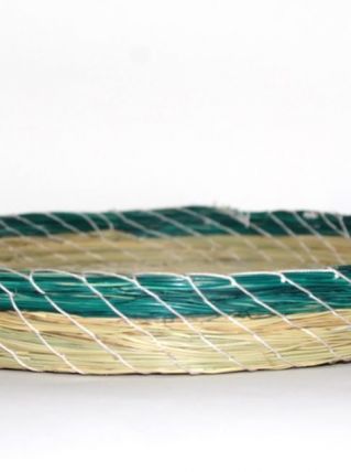 Plateau fait main en fibres naturelles