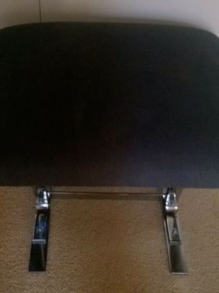 Tabouret ottoman design, vintage année 1970